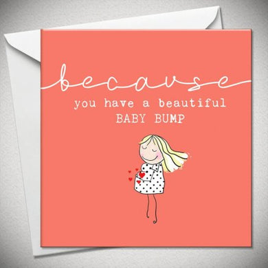 Beautiful Baby Bump Card