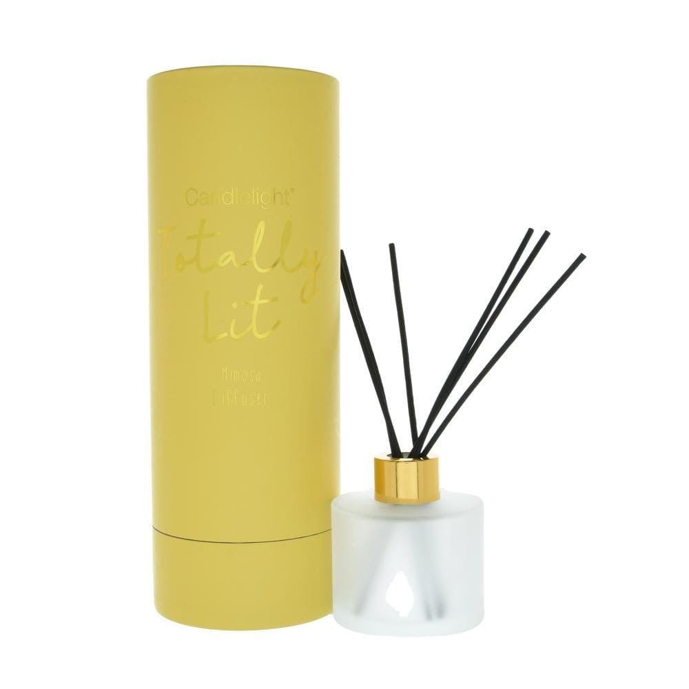 Totally Lit Reed Diffuser in Gift Box Mimosa Scent 150ml