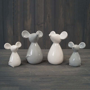 White Ceramic Mouse