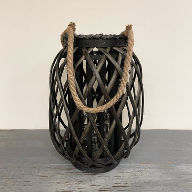 Dark Woven Lantern, 50cm