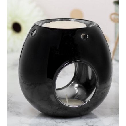 Rounded Arch Black Oil Burner