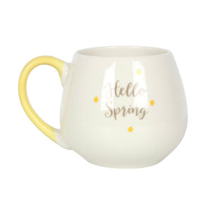 HELLO SPRING ROUNDED MUG