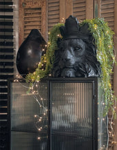Load image into Gallery viewer, Large Antique black Lion planter