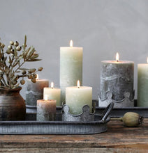 Load image into Gallery viewer, Macon Pillar candle rustic 60 h- 15cm Verte