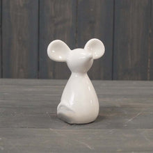 Load image into Gallery viewer, White Ceramic Mouse