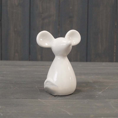 White Ceramic Mouse