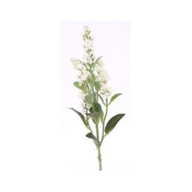 Artificial Lavender Spray - Cream