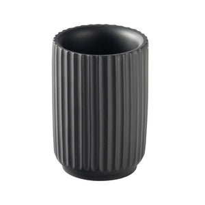 Toothbrush Holder - Concrete - Black