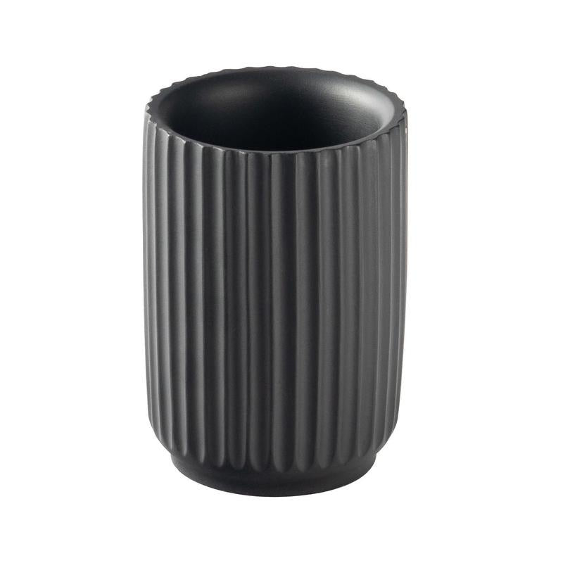 Toothbrush Holder - Concrete - Black
