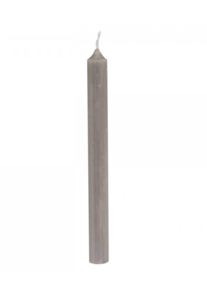 Taper candle 2.5 h- single linen
