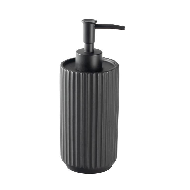 Liquid Soap Dispenser - Concrete - Black
