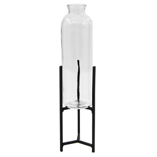 Narrow Vase on stand 32cm