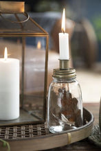 Load image into Gallery viewer, Candle holder with Brass top