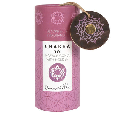 BLACKBERRY CROWN CHAKRA INCENSE CONES