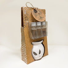 Load image into Gallery viewer, Silver Tree Oil Burner Set, 8cm