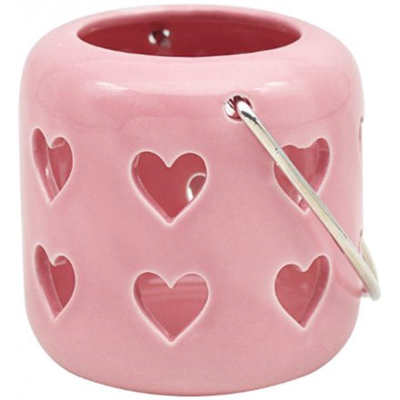 Pretty Heart Cut Lantern, Pink