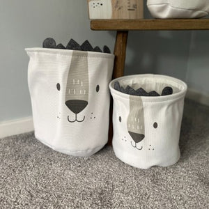Wild Animal Storage Basket Set of 2