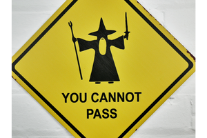 Sign (You Cannot Pass)
