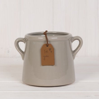 10 cm Tapered Medium Planter, Grey**Pre Sale**