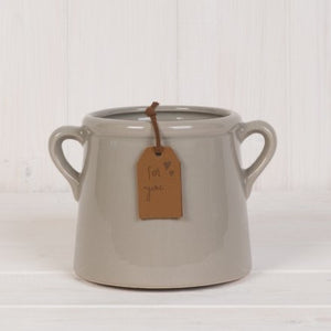 10 cm Tapered Medium Planter, Grey**Pre Sale**
