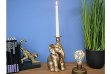 Load image into Gallery viewer, Elephant Candle Holder (sitting)