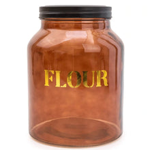 Load image into Gallery viewer, Vintage Amber storage Jars