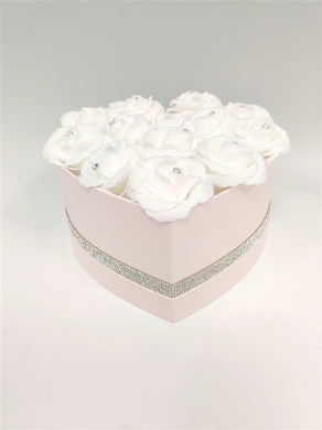 Pink Heart Flower Box ⭐️Imperfect