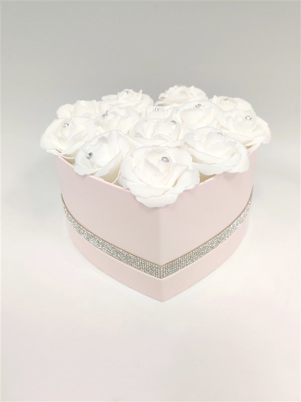 Pink Heart Flower Box ⭐️Imperfect