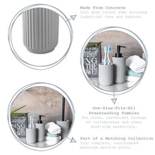 Load image into Gallery viewer, Toothbrush Holder - Concrete - Grey