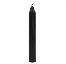 Load image into Gallery viewer, PACK OF 12 BLACK &#39;PROTECTION&#39; SPELL CANDLES